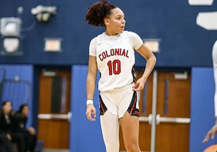 Carmen Richardson paced Colonial on offense with 18 points as the Grenadiers defeated Doral Academy, 55-49, in the FHSAA Class 7A Girls Basketball State Semifinals. Colonial will face Dr. Phillips on Saturday in the state championship game.